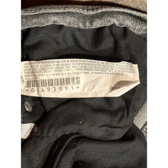 Forever 21 Men’s Jeans, Heavily Distressed/Unhemmed (See Photos) Sz 32 - Picture 6 of 11